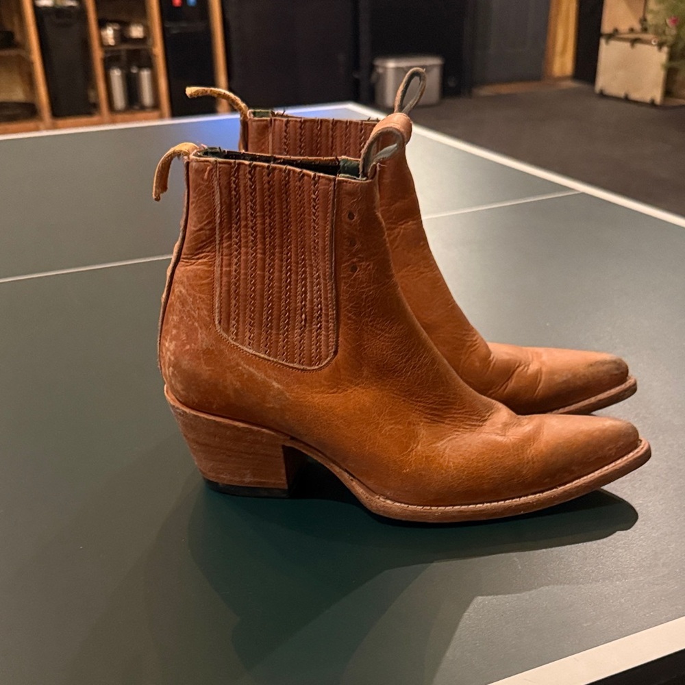 no.1001 freeway chelsea boot oak playa veg tanned leather women's